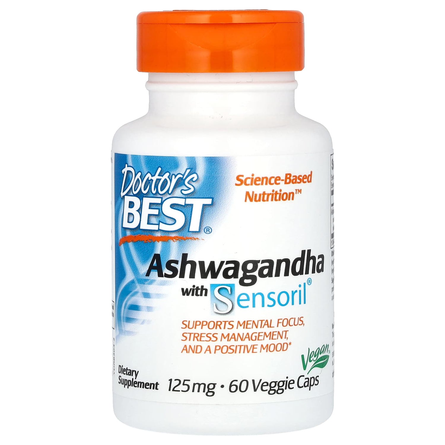 Ashwagandha with Sensoril, 125mg - 60 vcaps