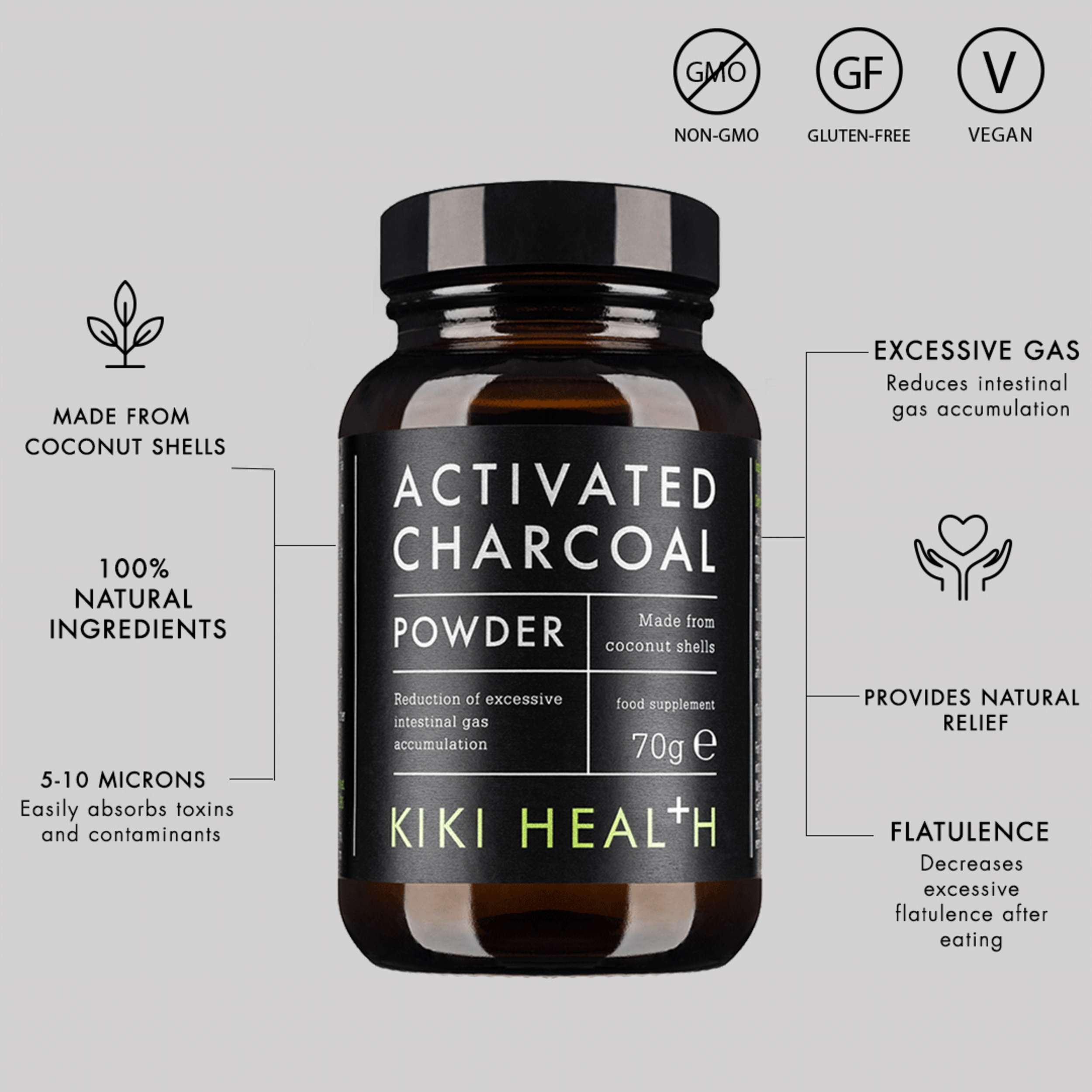 Activated Charcoal Powder - 70g