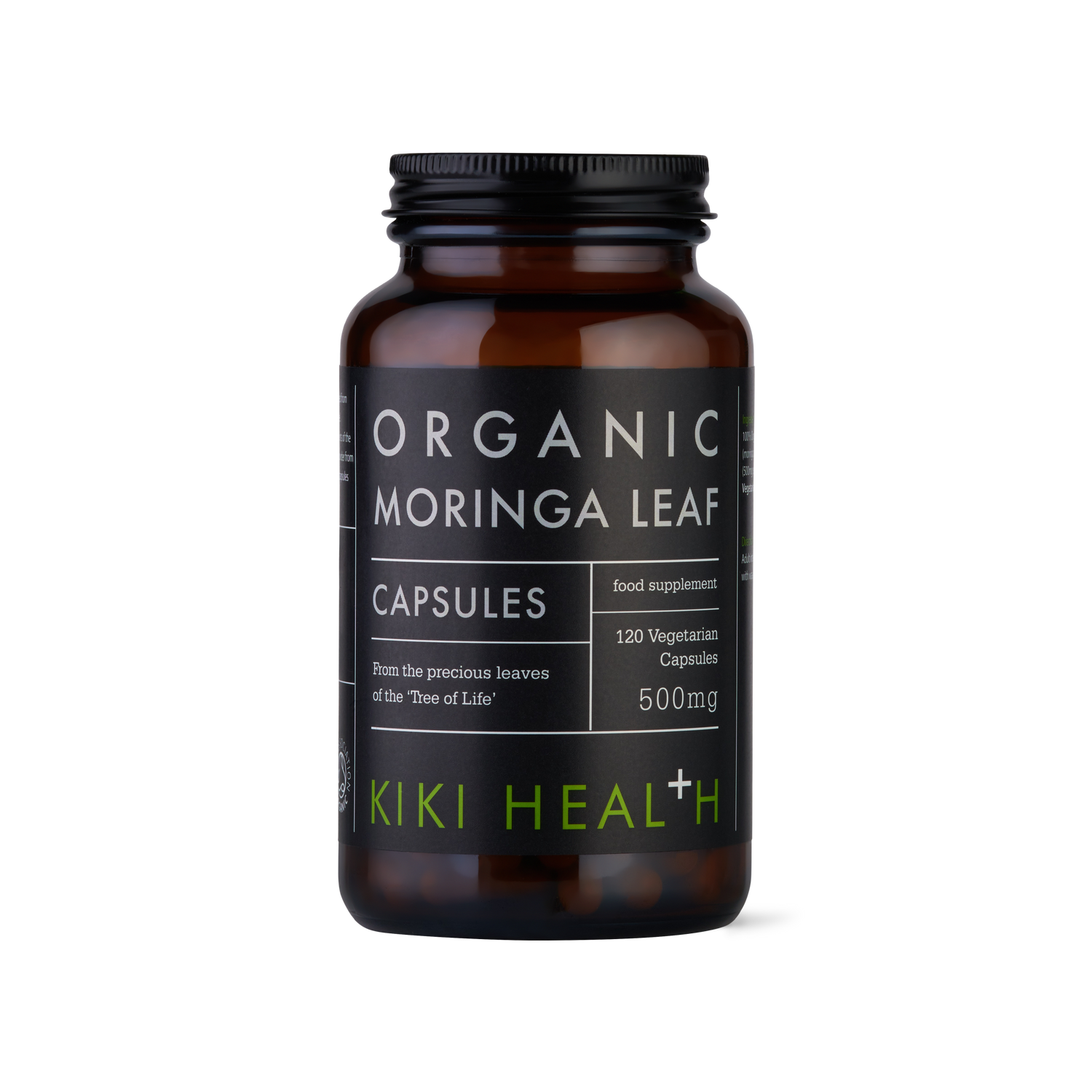 Moringa Leaf, Organic- 120 Vegicaps