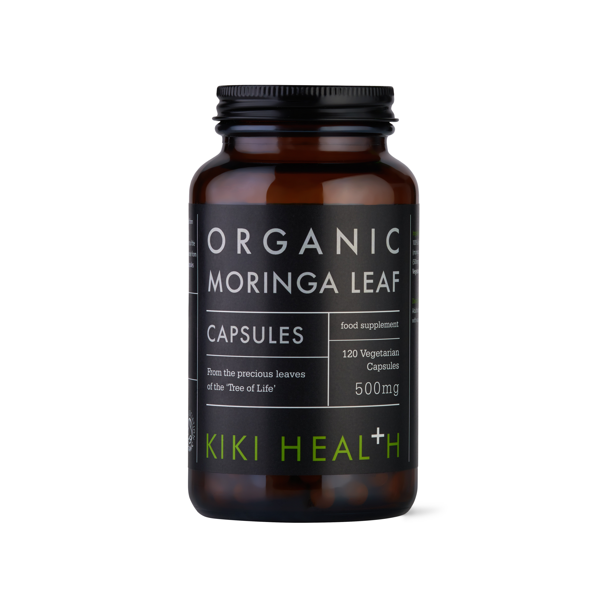 Moringa Leaf, Organic- 120 Vegicaps